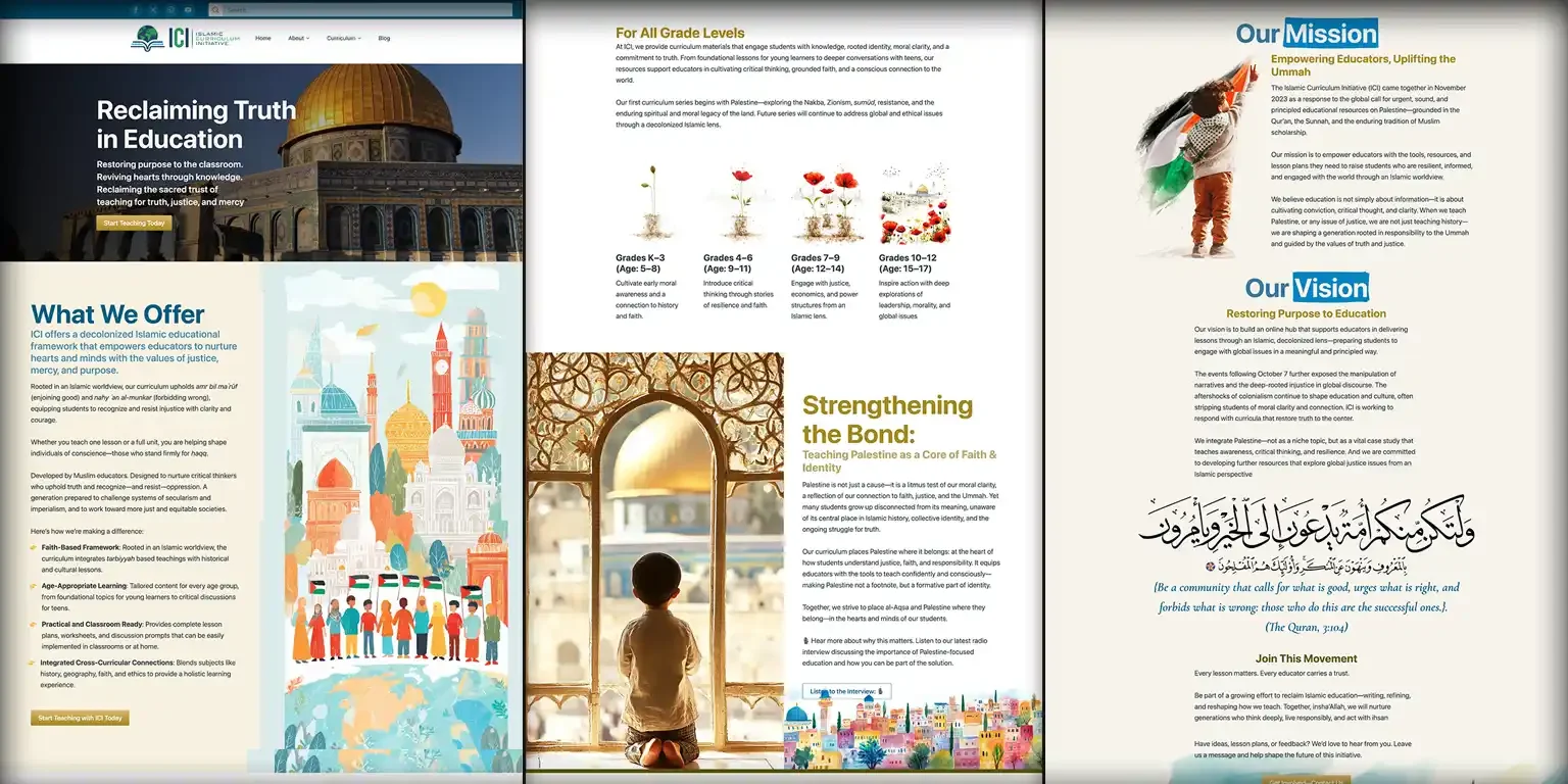 Ici redesign - BlueDomes and Besim Bruncaj